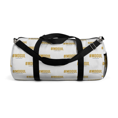 #Mogul White/Black Duffel Bag