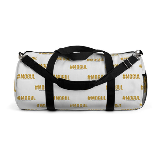 #Mogul White/Black Duffel Bag