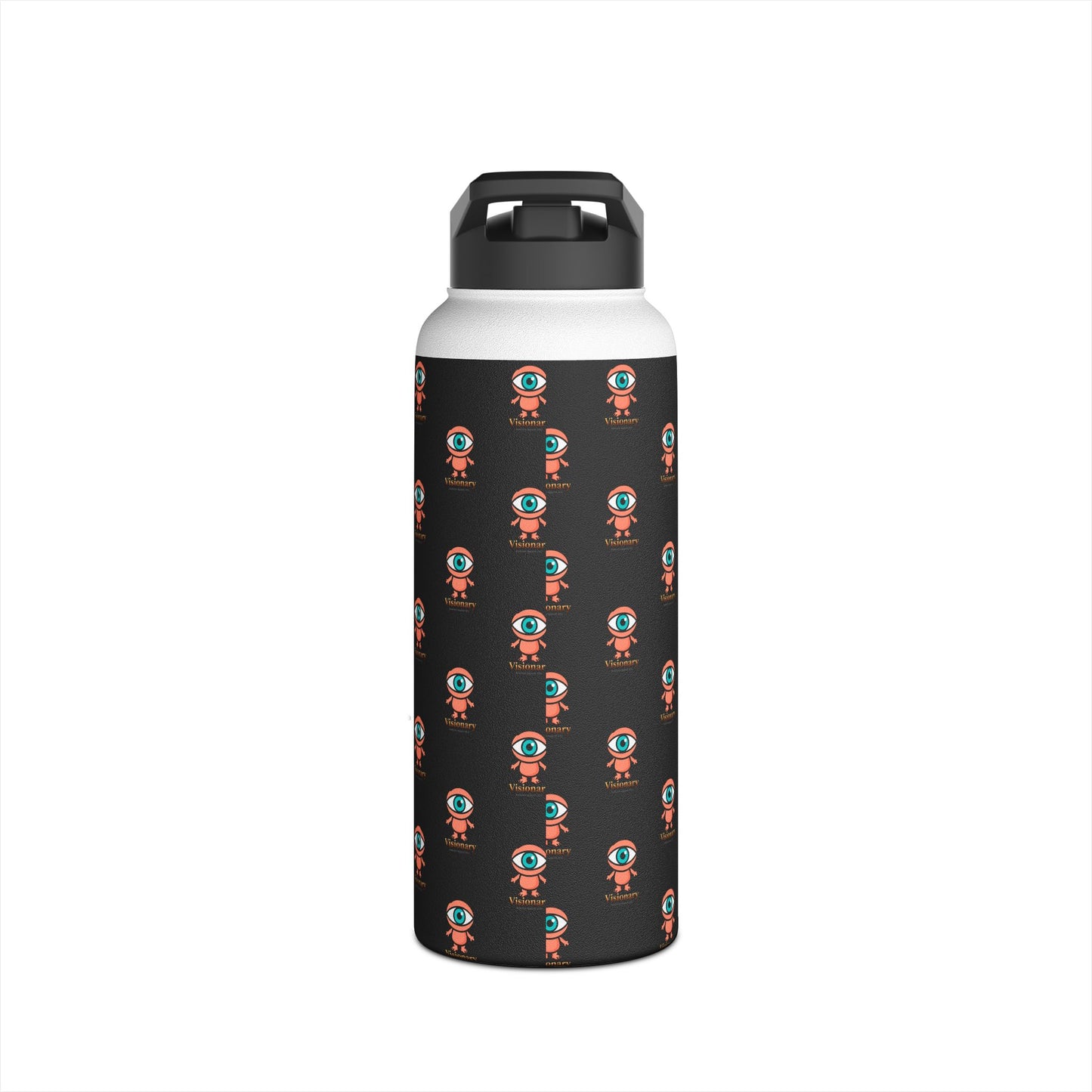 Visionary Stainless Water Bottle — Black