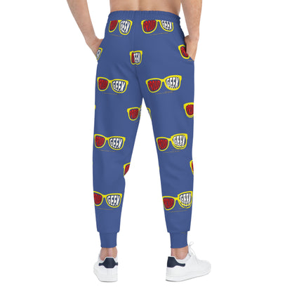 Unisex Proud Geek Joggers — Blue