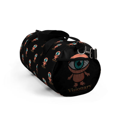 Visionary Black Duffel Bag — Bold Travel & Gym Tote