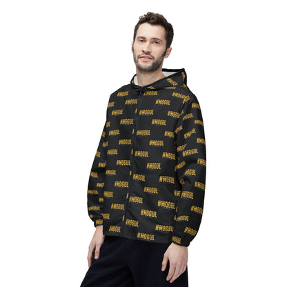 #Mogul repeat logo Windbreaker Jacket | all-over print Black
