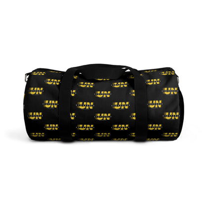 UNStoppable Black Duffel Bag — Bold Travel & Gym Tote