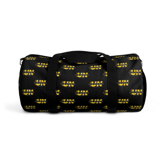 UNStoppable Black Duffel Bag — Bold Travel & Gym Tote