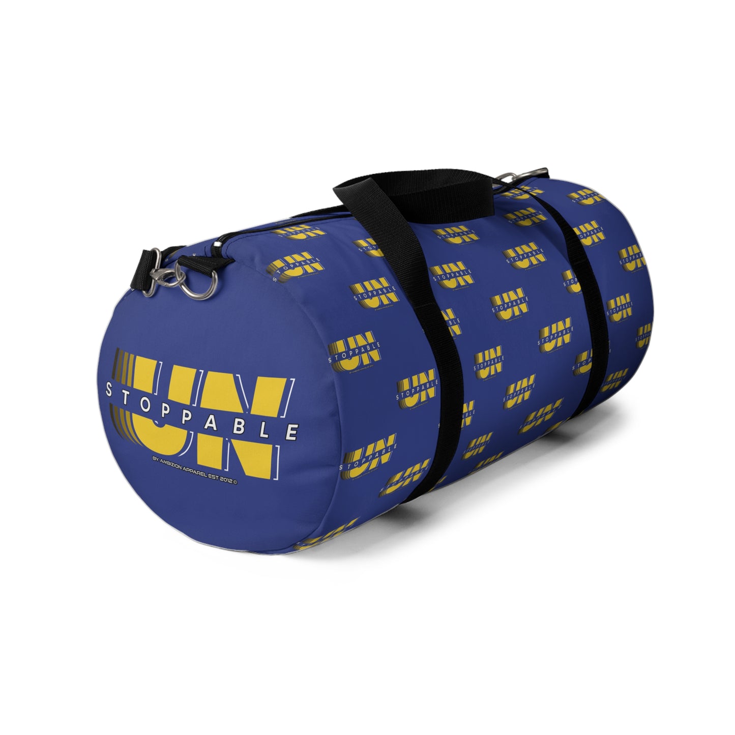 UNStoppable Blue Duffel Bag — Bold Travel & Gym Tote