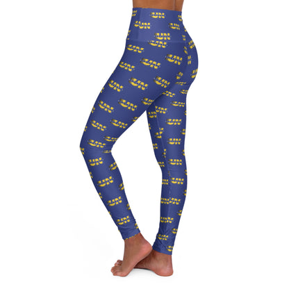 UNStoppable Blue High-Waisted Yoga Leggings