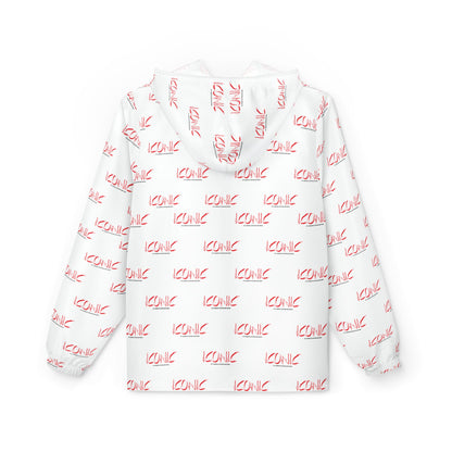 ICONIC repeat logo Windbreaker Jacket | all-over print White