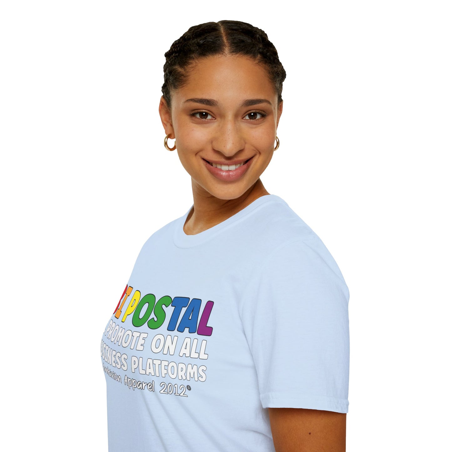 Bi Postal Unisex T-Shirt (LGBTQ)