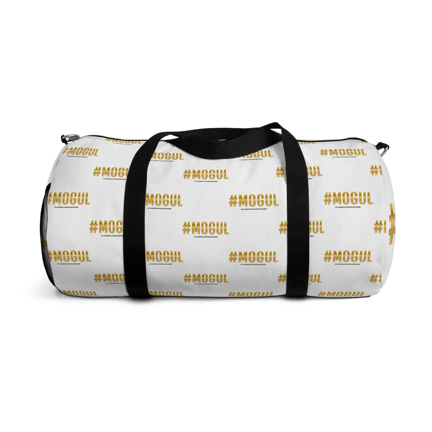 #Mogul White/Black Duffel Bag