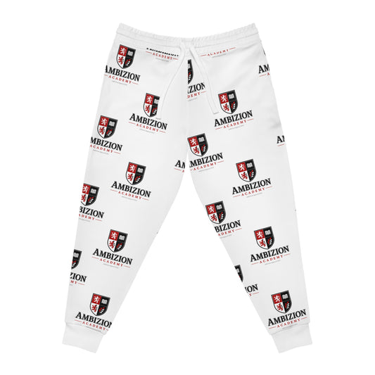 Unisex Ambizion Academy Joggers — White