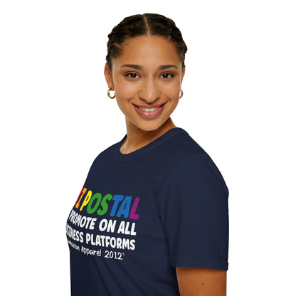 Bi Postal Unisex T-Shirt (LGBTQ)