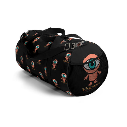Visionary Black Duffel Bag — Bold Travel & Gym Tote