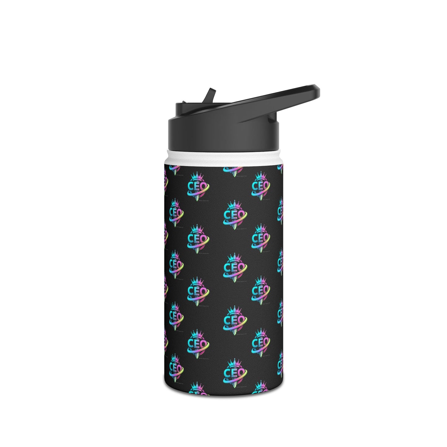 CEO  Stainless Water Bottle — Black