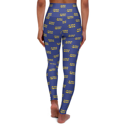UNStoppable Blue High-Waisted Yoga Leggings