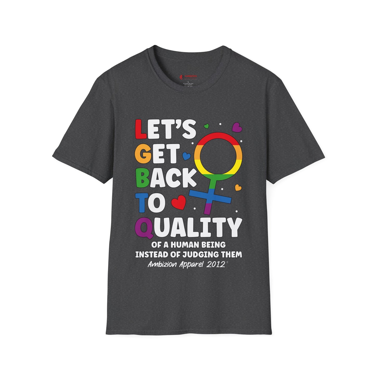 LGBTQ (Let's Get Back to Quality) Unisex T-Shirt (LGBTQ)