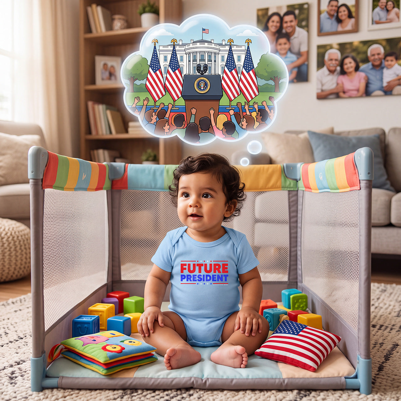 Future President" Infant Onesie