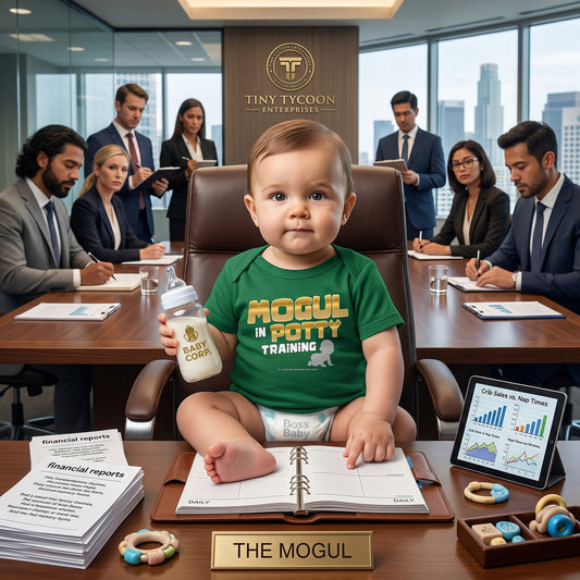 Mogul in Potty Training" Infant Onesie