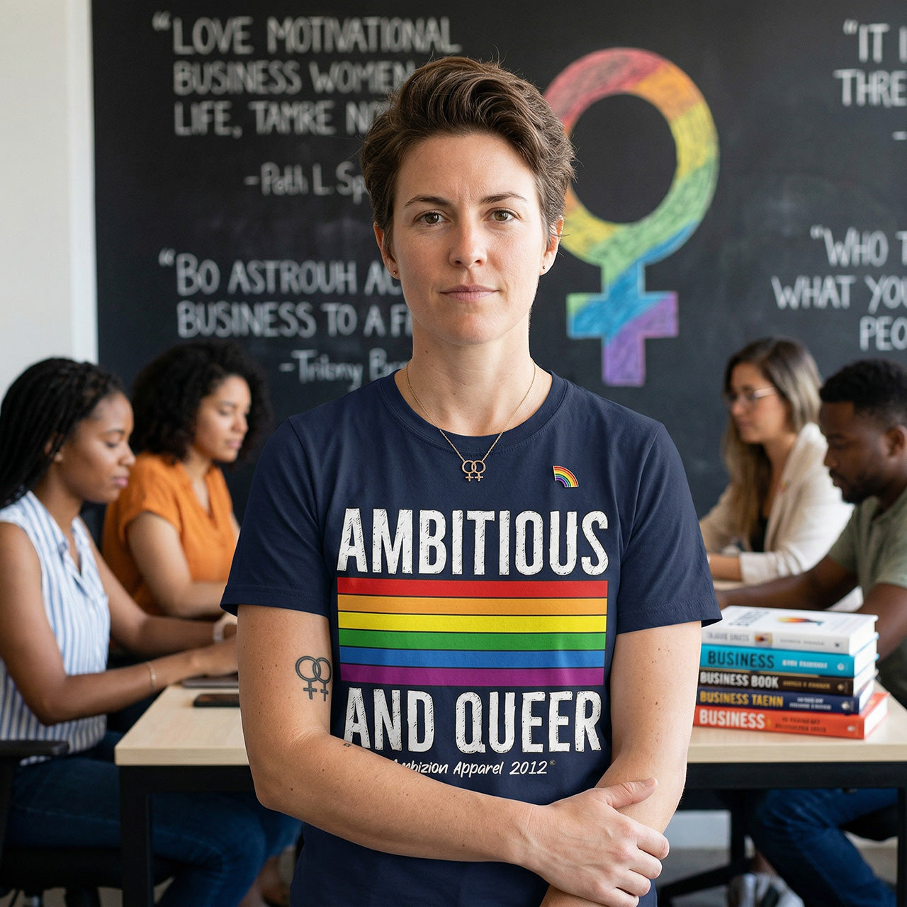 Ambitious and Queer T-Shirt (LGBTQ)