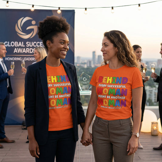 Behind Every Successful Woman Unisex T-Shirt (LGBTQ)