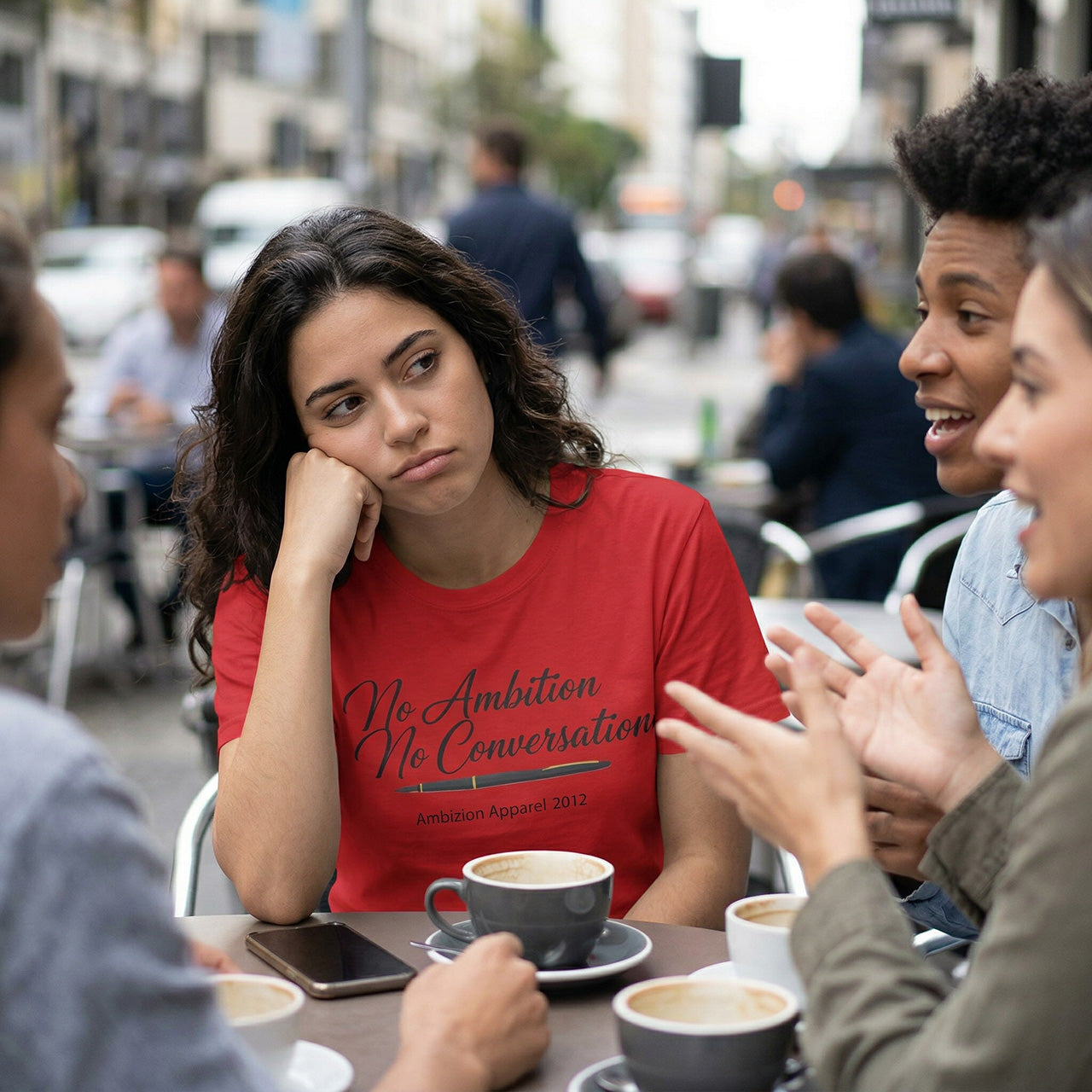 No Ambition No Conversation Unisex T-Shirt