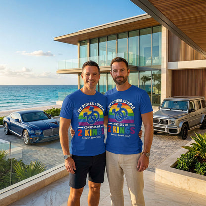 My Power Couple 2 Kings Unisex T-Shirt (LGBTQ)