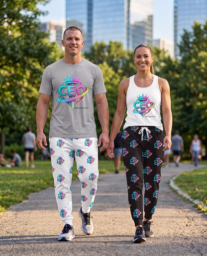 Unisex CEO Joggers — white