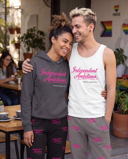 Unisex Independent Ambitious Joggers — Black