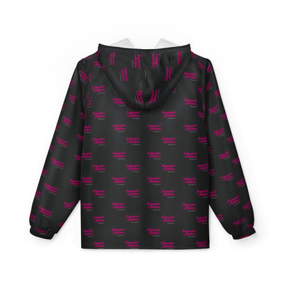Independent Ambitious repeat logo Windbreaker Jacket | all-over print Black