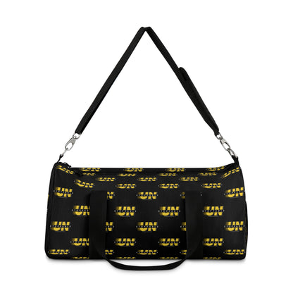 UNStoppable Black Duffel Bag — Bold Travel & Gym Tote