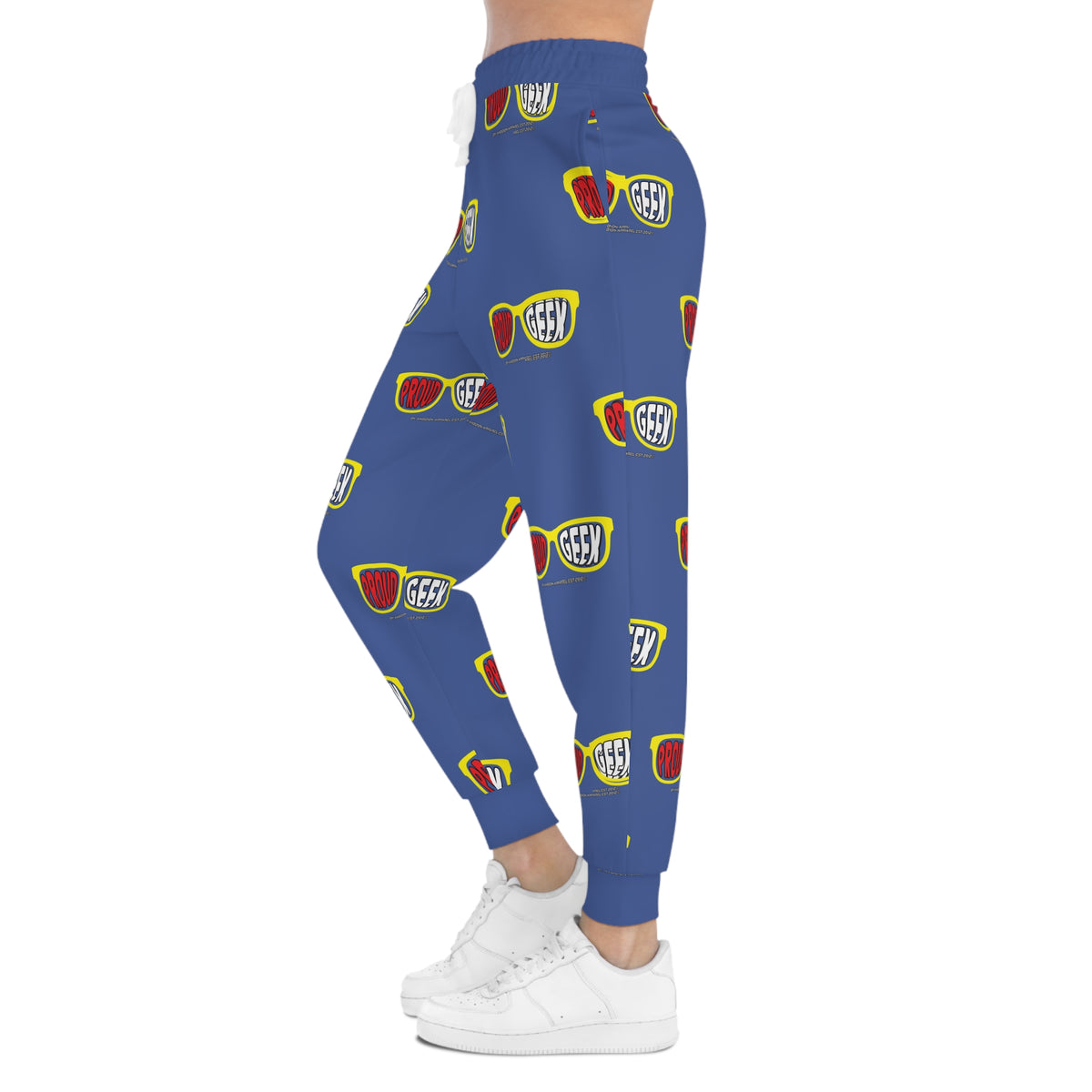 Unisex Proud Geek Joggers — Blue