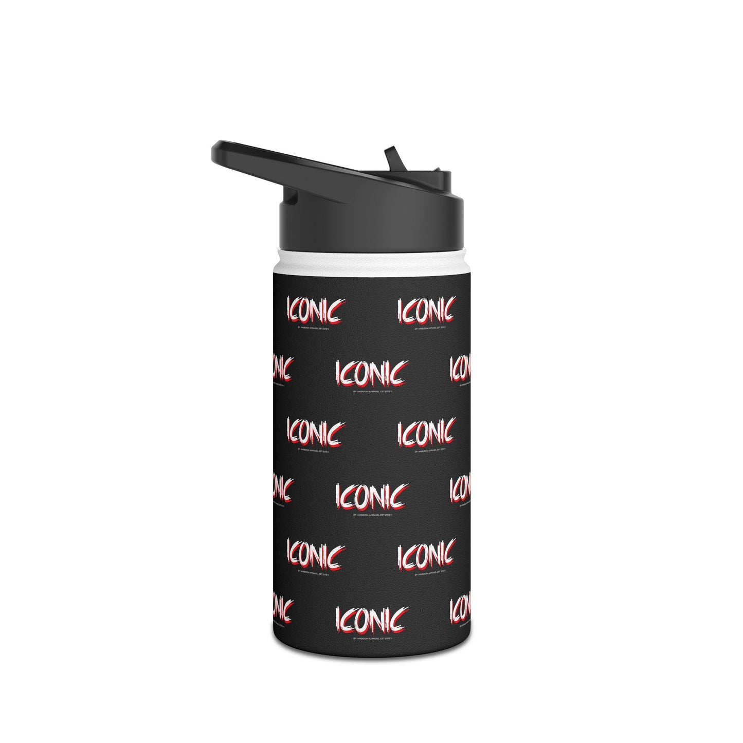 Iconic Stainless Water Bottle — Black