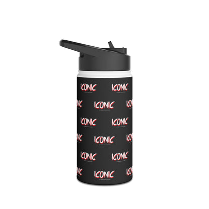 Iconic Stainless Water Bottle — Black