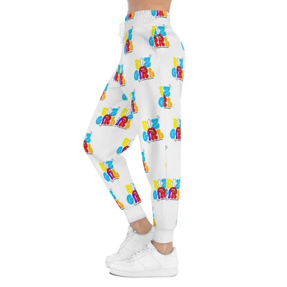 Unisex Ambizion Biz Girl Joggers — White