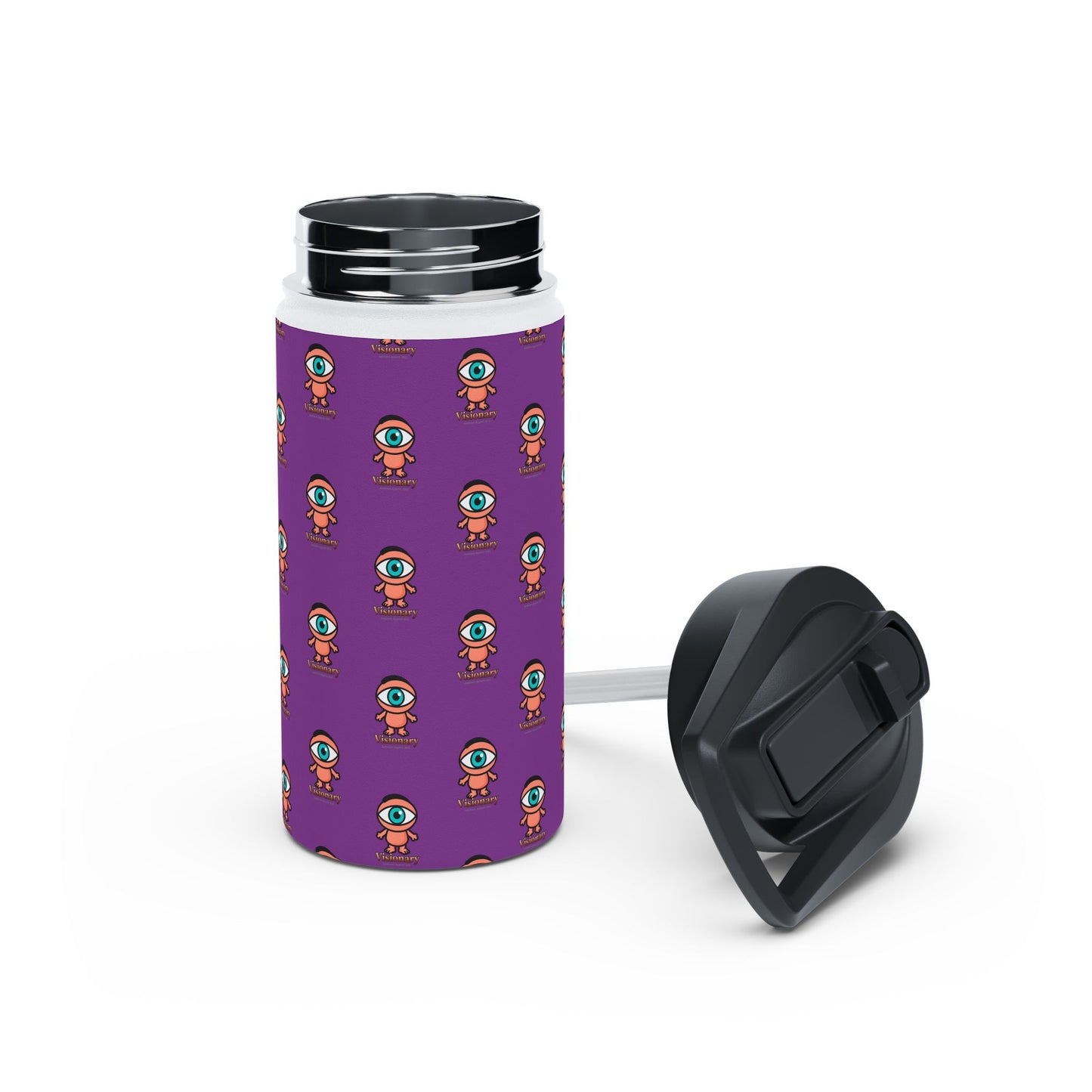 Visionary Stainless Water Bottle — Purple
