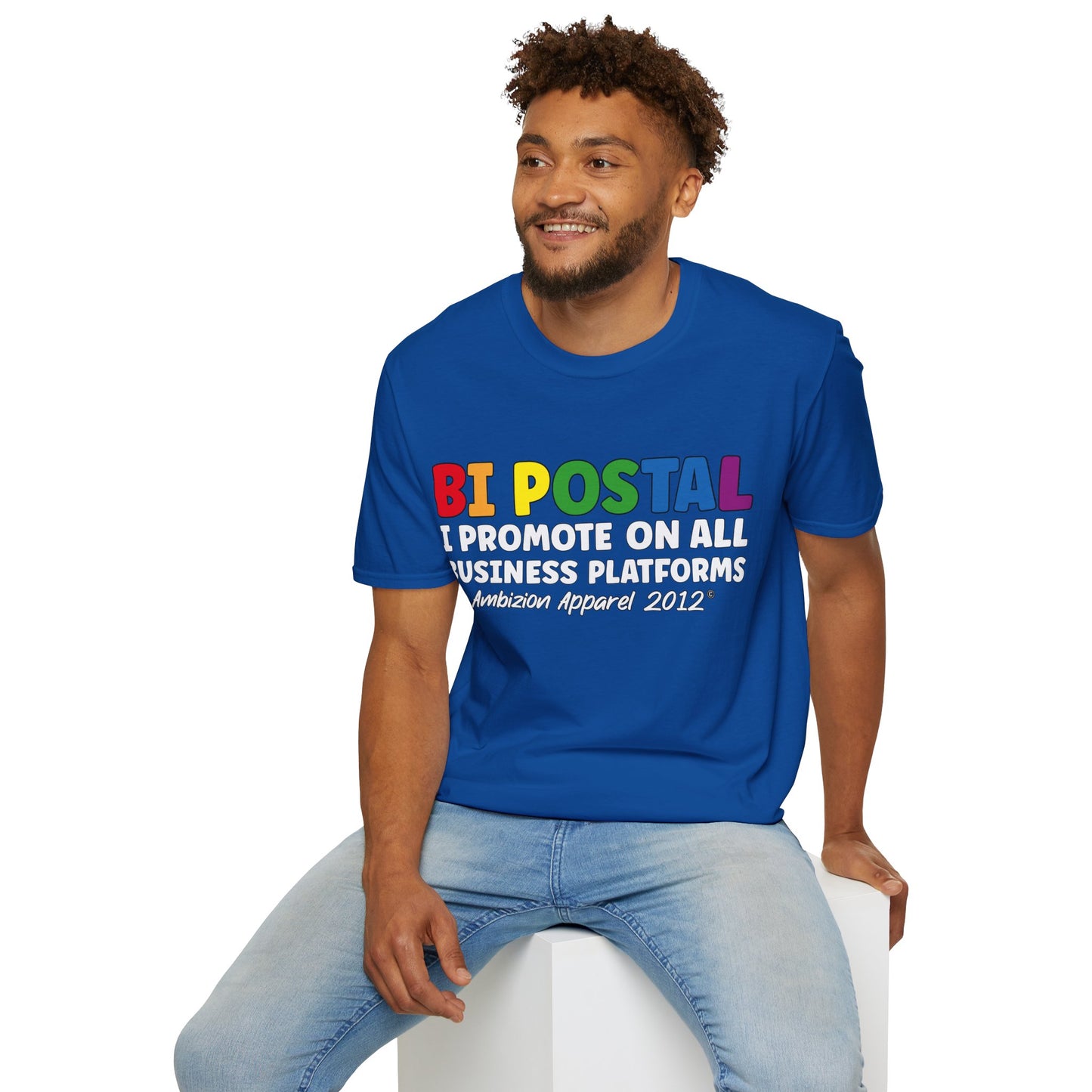 Bi Postal Unisex T-Shirt (LGBTQ)