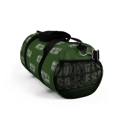 Hungry 4 Success Green Duffel Bag — Bold Travel & Gym Tote