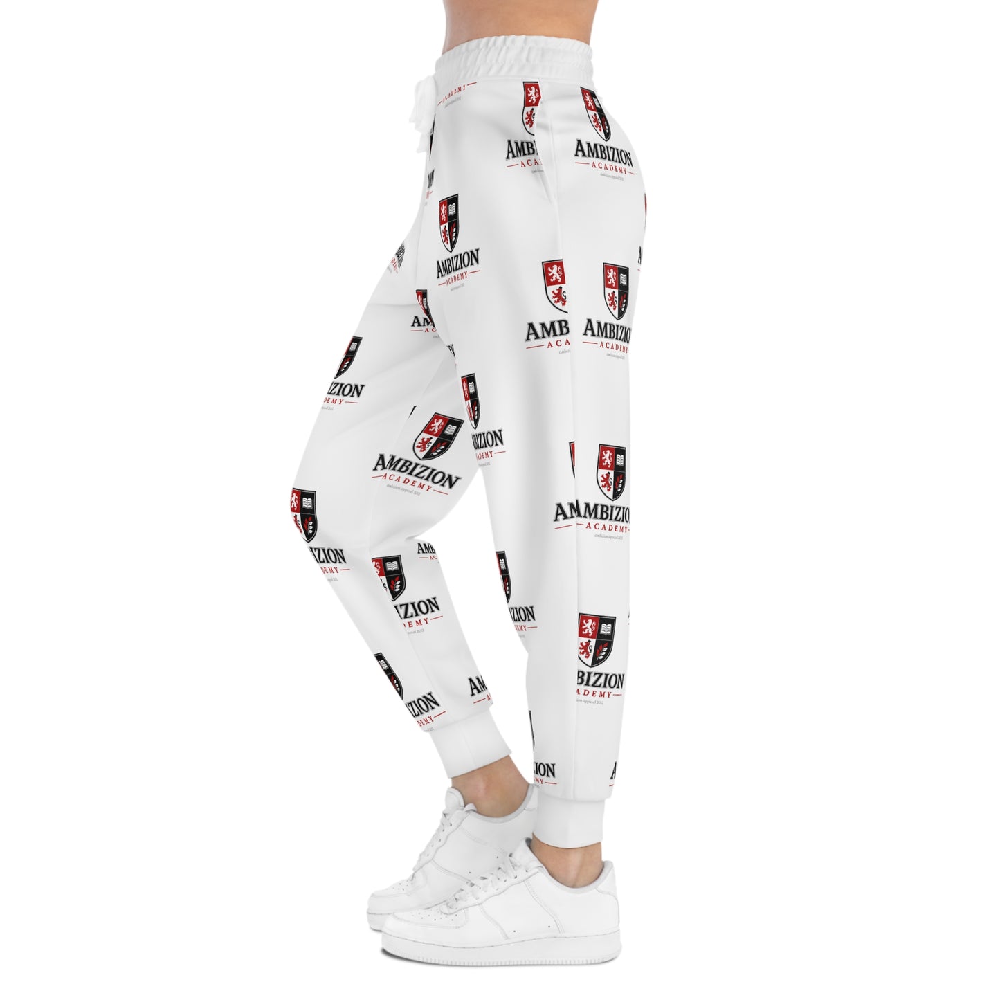 Unisex Ambizion Academy Joggers — White