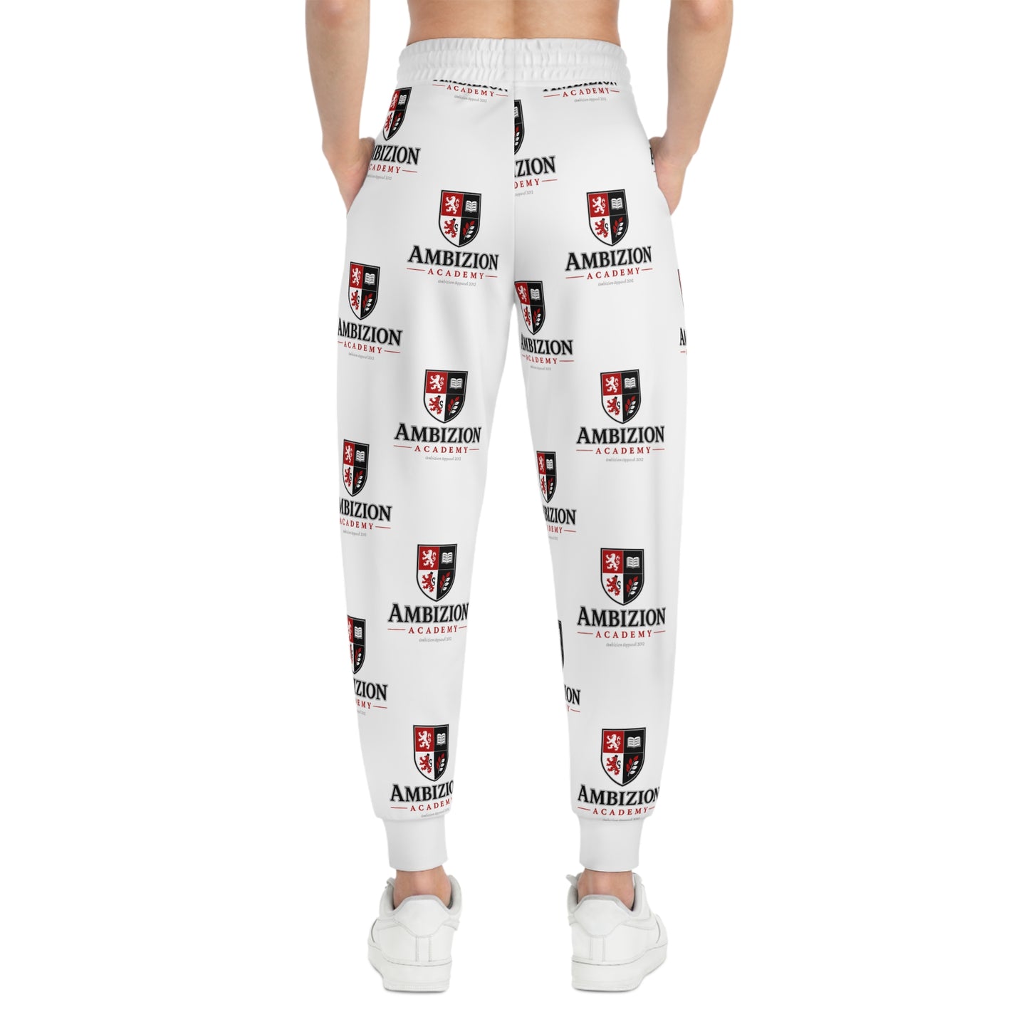 Unisex Ambizion Academy Joggers — White
