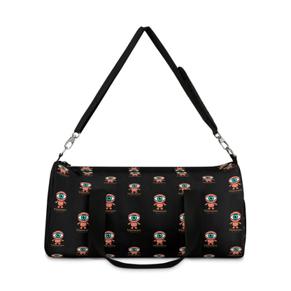Visionary Black Duffel Bag — Bold Travel & Gym Tote