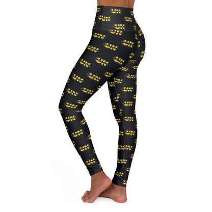 UNStoppable Black High-Waisted Yoga Leggings