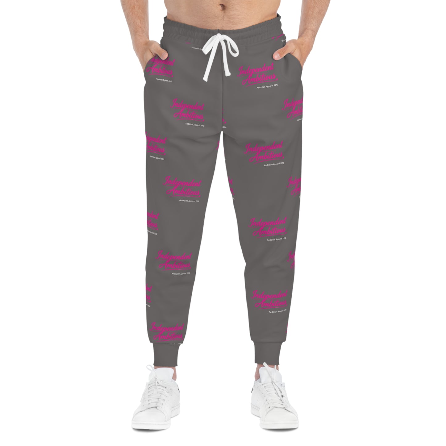 Unisex Independent Ambitious Joggers — Gray