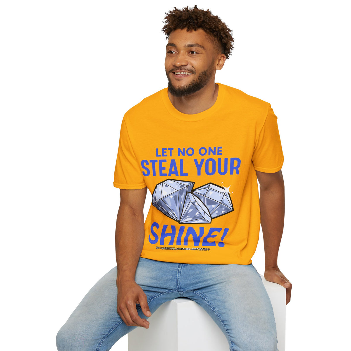 Let No One Steal Your Shine Unisex T-Shirt Blue