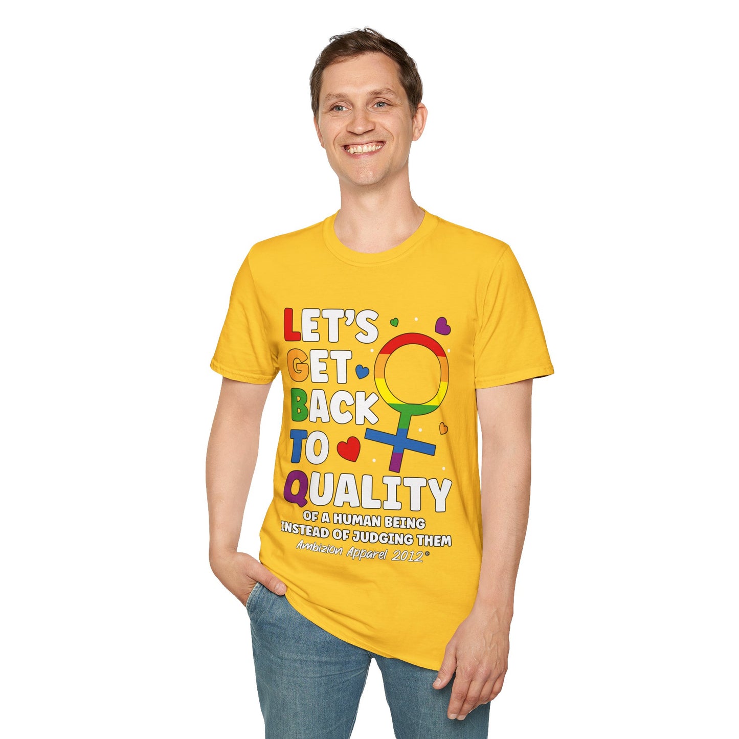 LGBTQ (Let's Get Back to Quality) Unisex T-Shirt (LGBTQ)