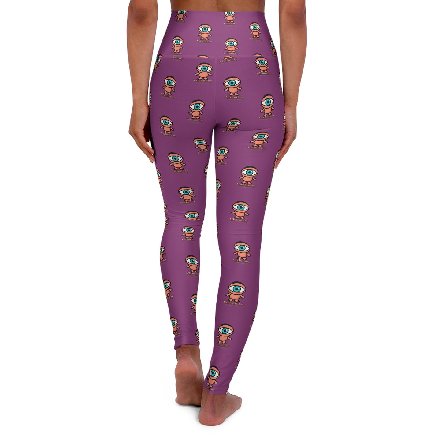 Visionary Purple High-Waisted Yoga Leggings- Ambizion Active