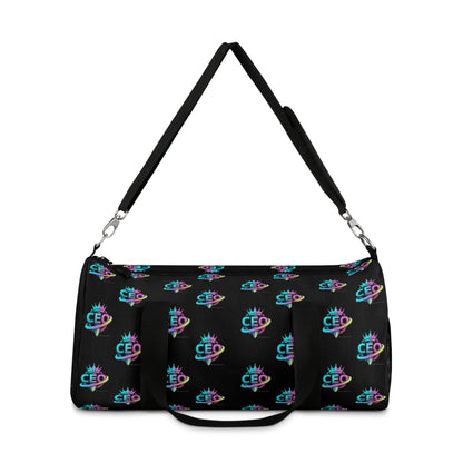 CEO Black Duffel Bag — Bold Travel & Gym Tote