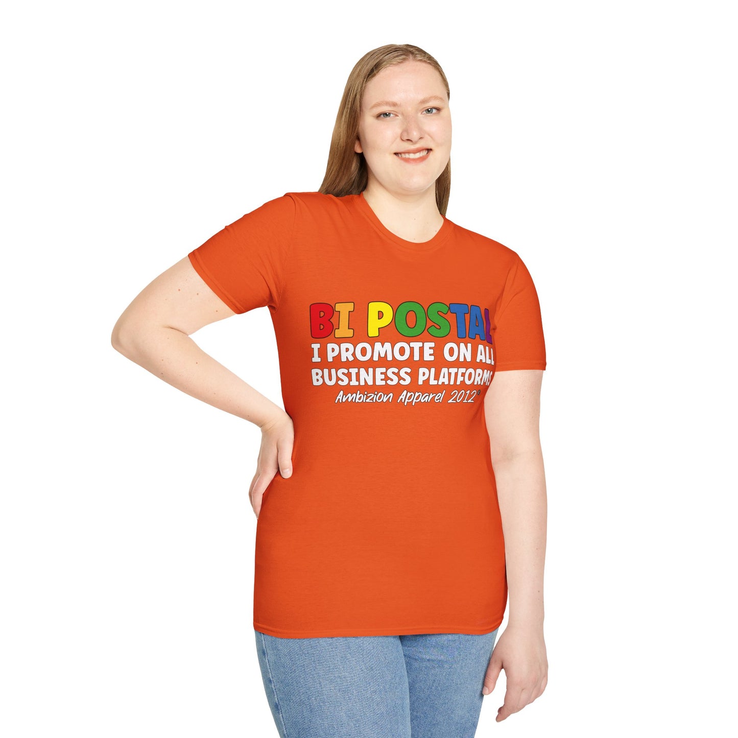 Bi Postal Unisex T-Shirt (LGBTQ)