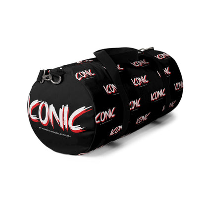 Iconic Black Duffel Bag — Bold Travel & Gym Tote
