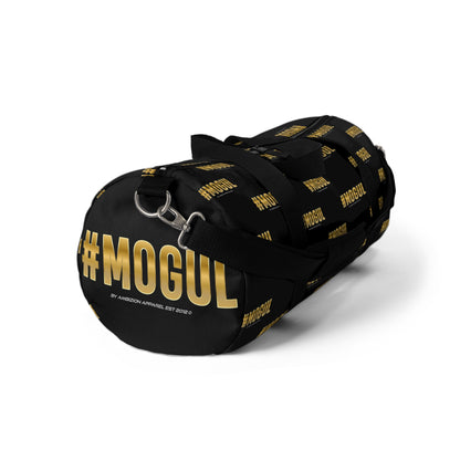 #Mogul Black Duffel Bag — Bold Travel & Gym Tote