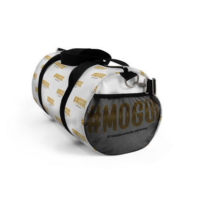 #Mogul White/Black Duffel Bag