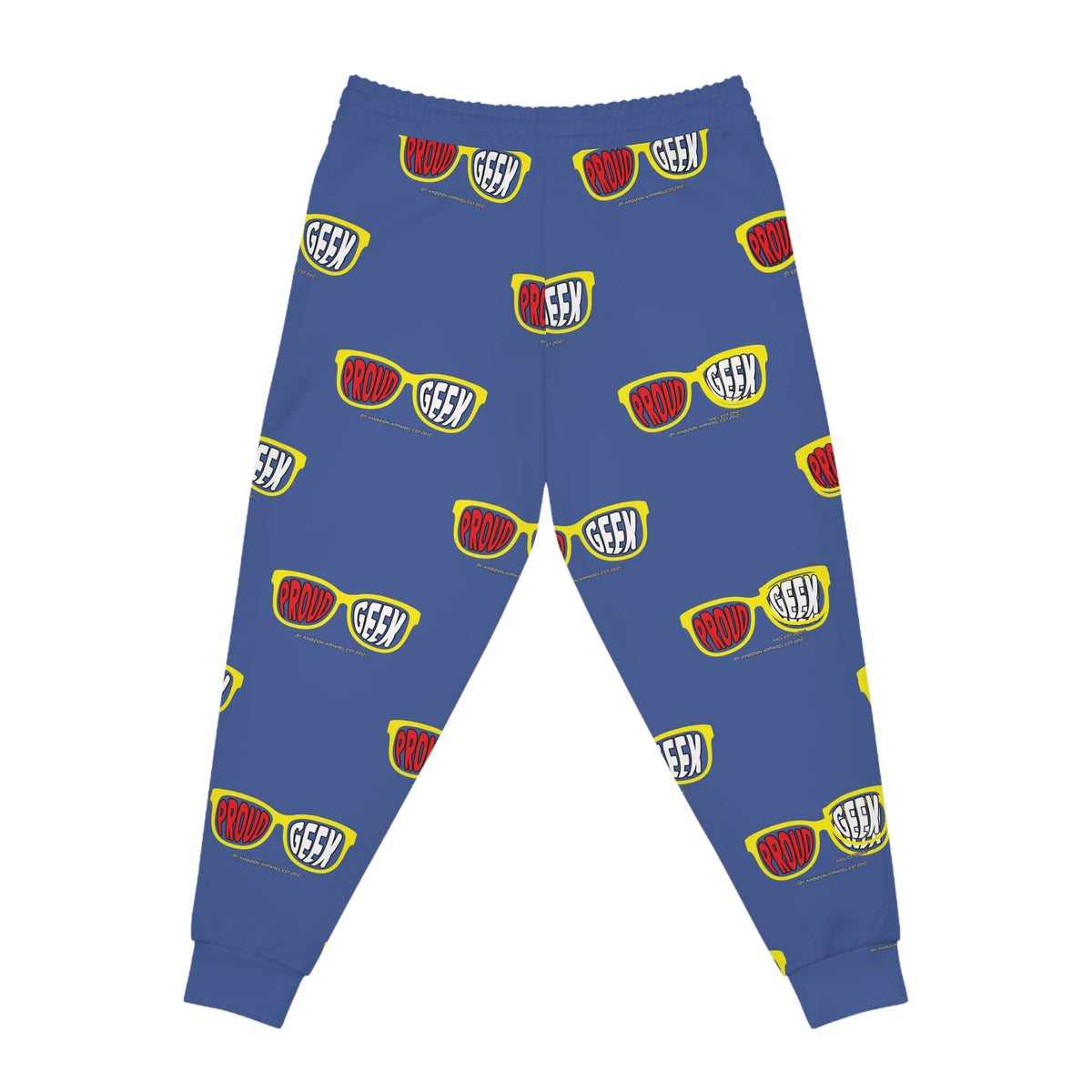 Unisex Proud Geek Joggers — Blue